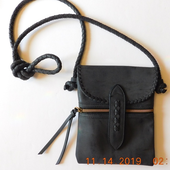 Handbags - Whipstitched Vegan Crossbody Bag